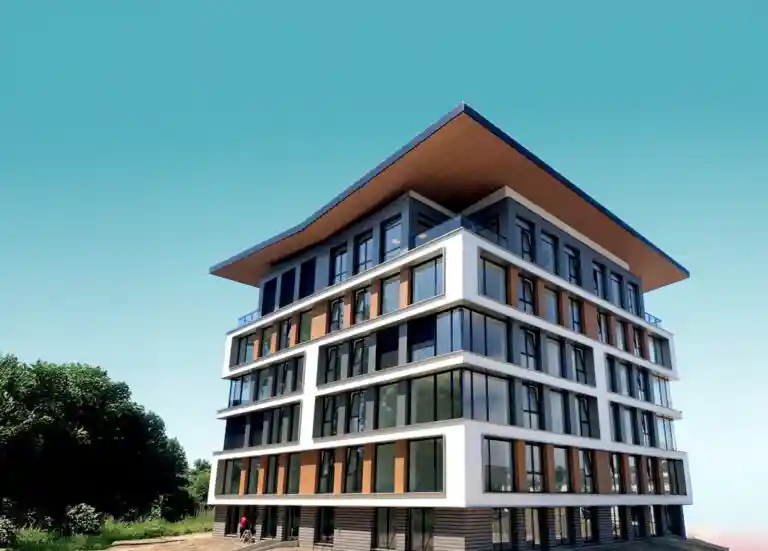 Modern residentieel gebouw met assistentiewoningen uit de portefeuille van Care Property Invest